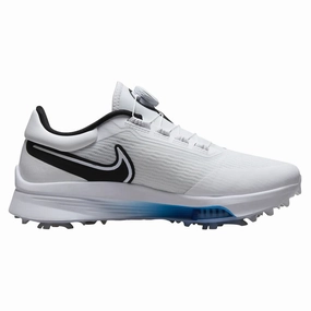 Easy On Shoes Lightweight Runners Nike Air Zoom Infinity Tour Next% BOA Golf Shoes White/Black/Photo Blue - 23 Men Cushioned Steps