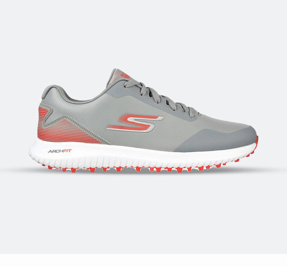 Lightweight Sport Trainers Men's Wide Fit Skechers Max 2 Golf Sneakers Easy On Trainers Air-Cushioned Shoes, Walking-Friendly Sneakers