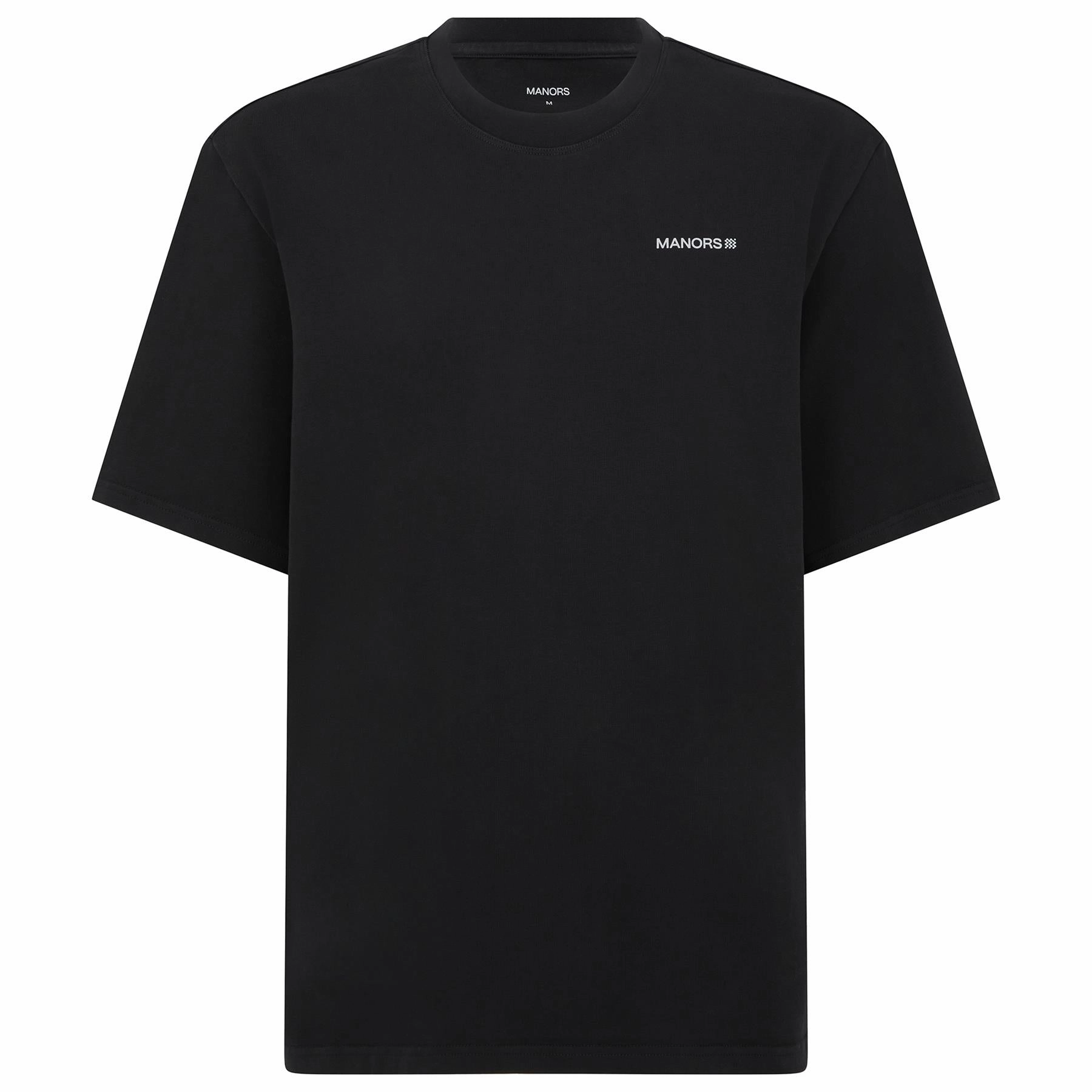 Logo T-Shirt Black Manors Men's Classic Apparel