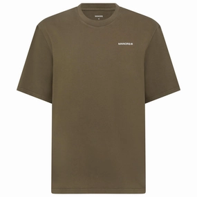 Logo T-Shirt Olive Manors mens classic apparel