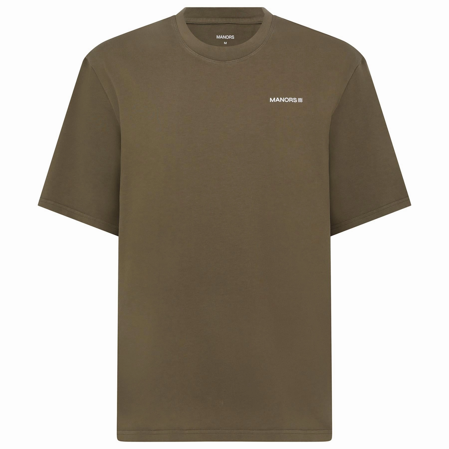 Logo T-Shirt Olive Manors mens classic apparel