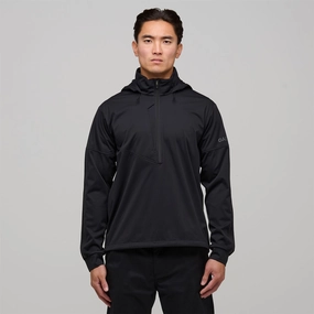 Luke CONCEPT Hooded Windproof Jacket Black Galvin Green men's golf outerwear