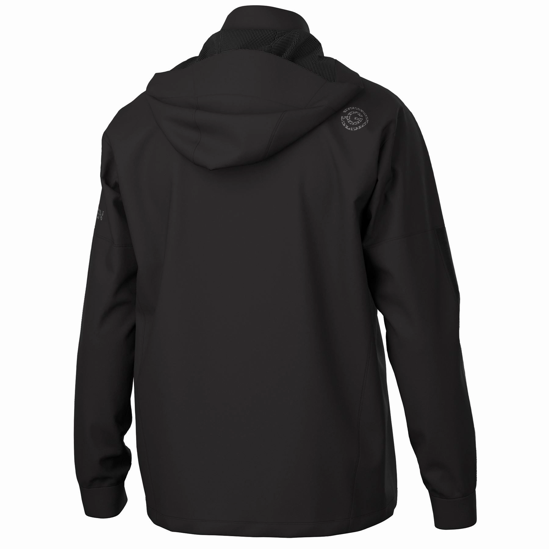 Luke CONCEPT Hooded Windproof Jacket Black Galvin Green Men's Apparel