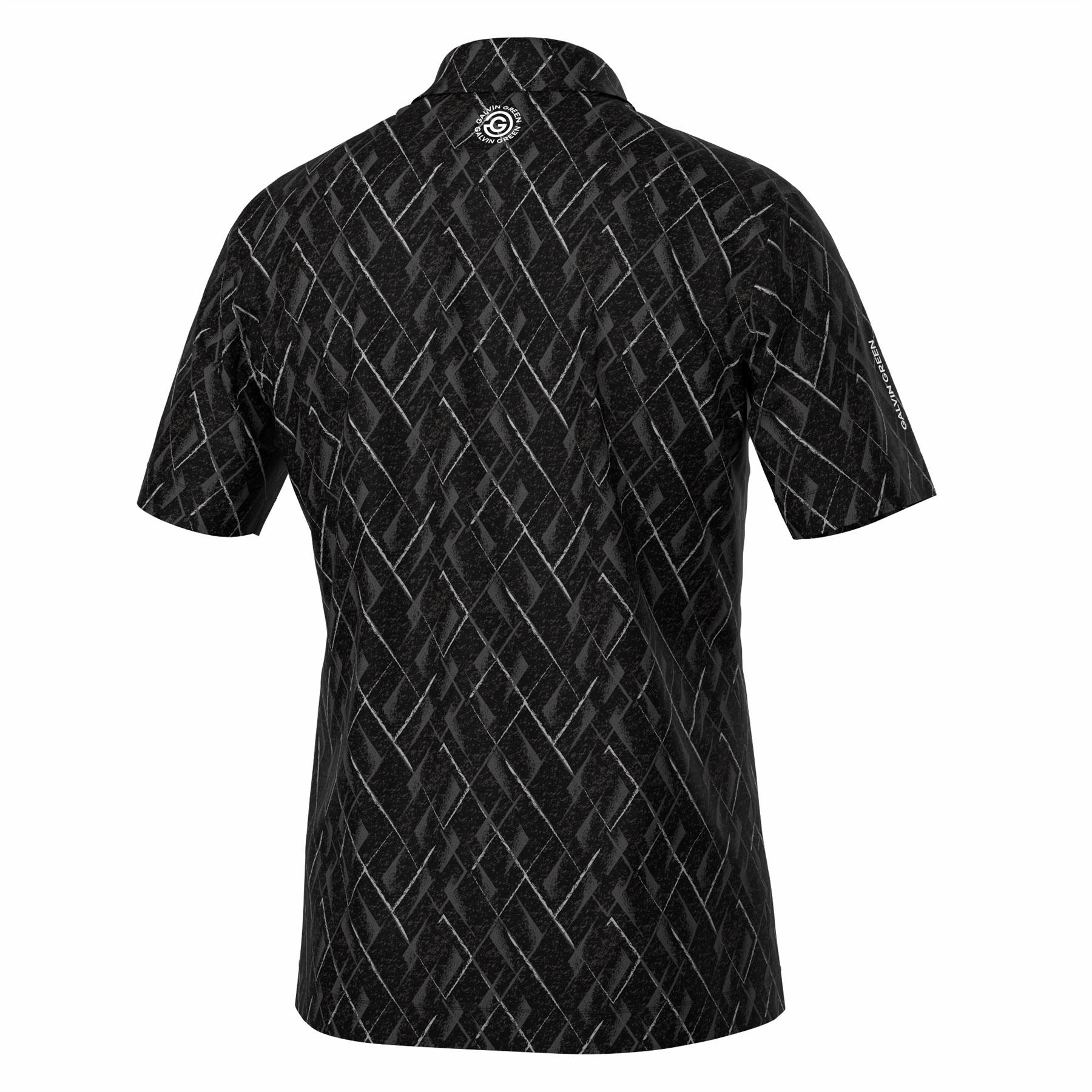 Mads VENTIL8  Polo Black Galvin Green Men's Apparel