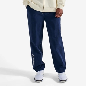 Magnolia Pleated Trousers Navy Malbon mens golf lifestyle wear