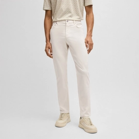 Maine Trousers Open White Boss men's fashion and office attire