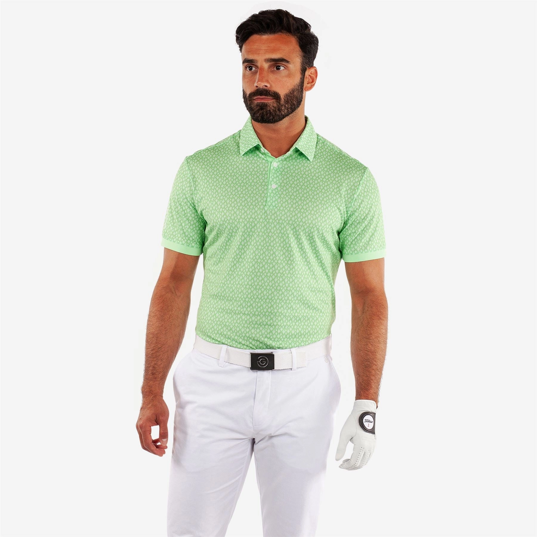 Manuel VENTIL8  Polo Fresh Green/White Galvin Green Men's Apparel