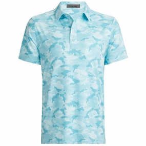 Mapped Camo Tech Jersey Polo Daybreak G/Fore men's golf fashion