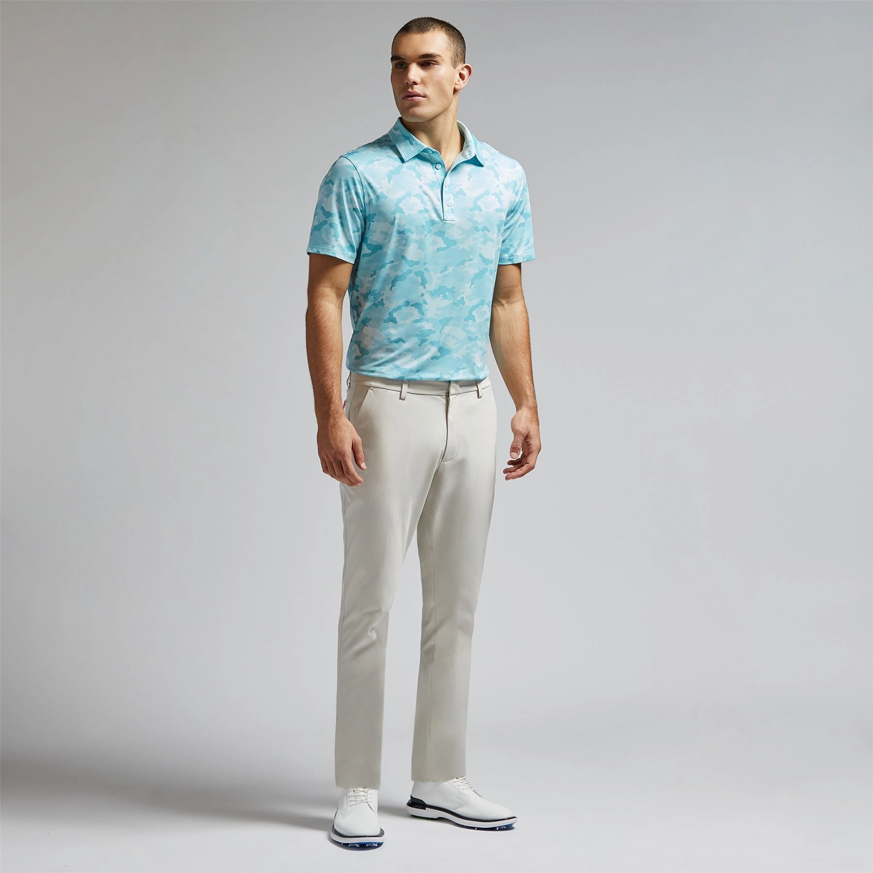 Mapped Camo Tech Jersey Polo Daybreak G/Fore Men's Fashion