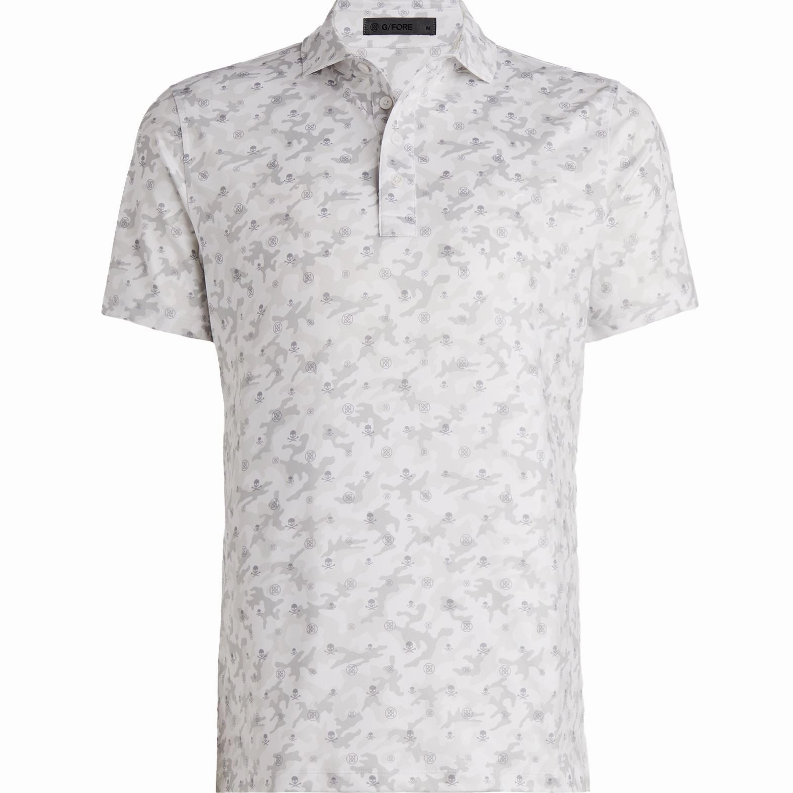 Mapped Icon Camo Tech Jersey Polo Snow G/Fore men's golf fashion