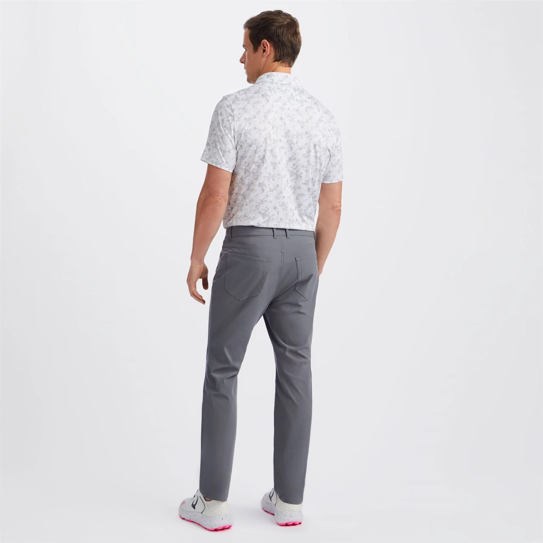 Mapped Icon Camo Tech Jersey Polo Snow G/Fore Men's Fashion