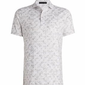 Mapped Icon Camo Tech Jersey Polo Snow G/Fore men's golf fashion