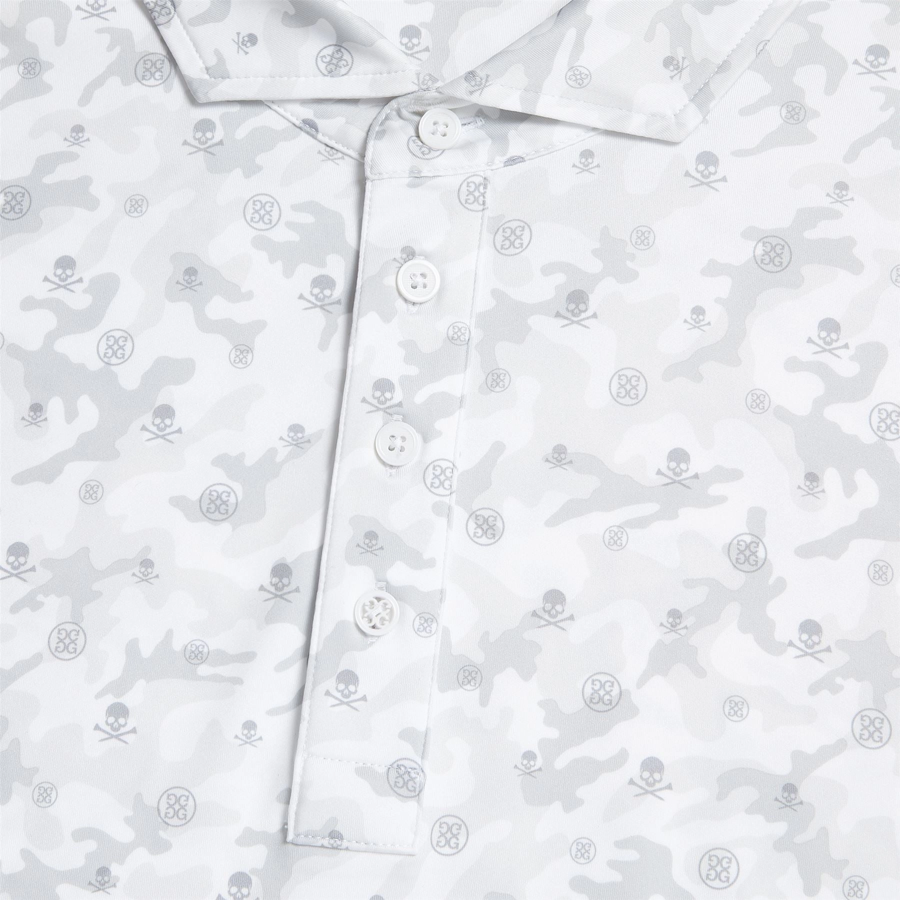 Mapped Icon Camo Tech Jersey Polo Snow G/Fore Men's Fashion