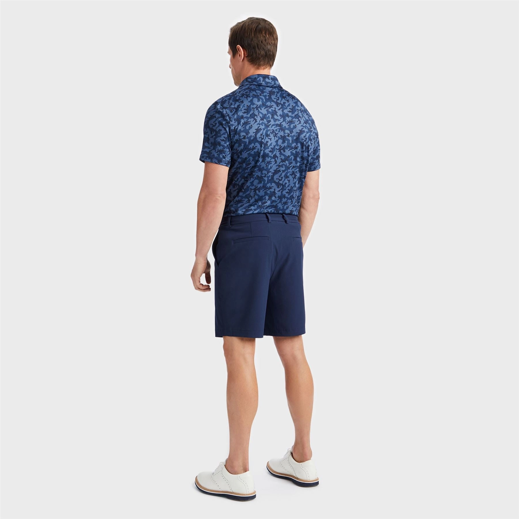 Mapped Icon Camo Tech Jersey Polo Twilight Navy G/Fore Men's Fashion