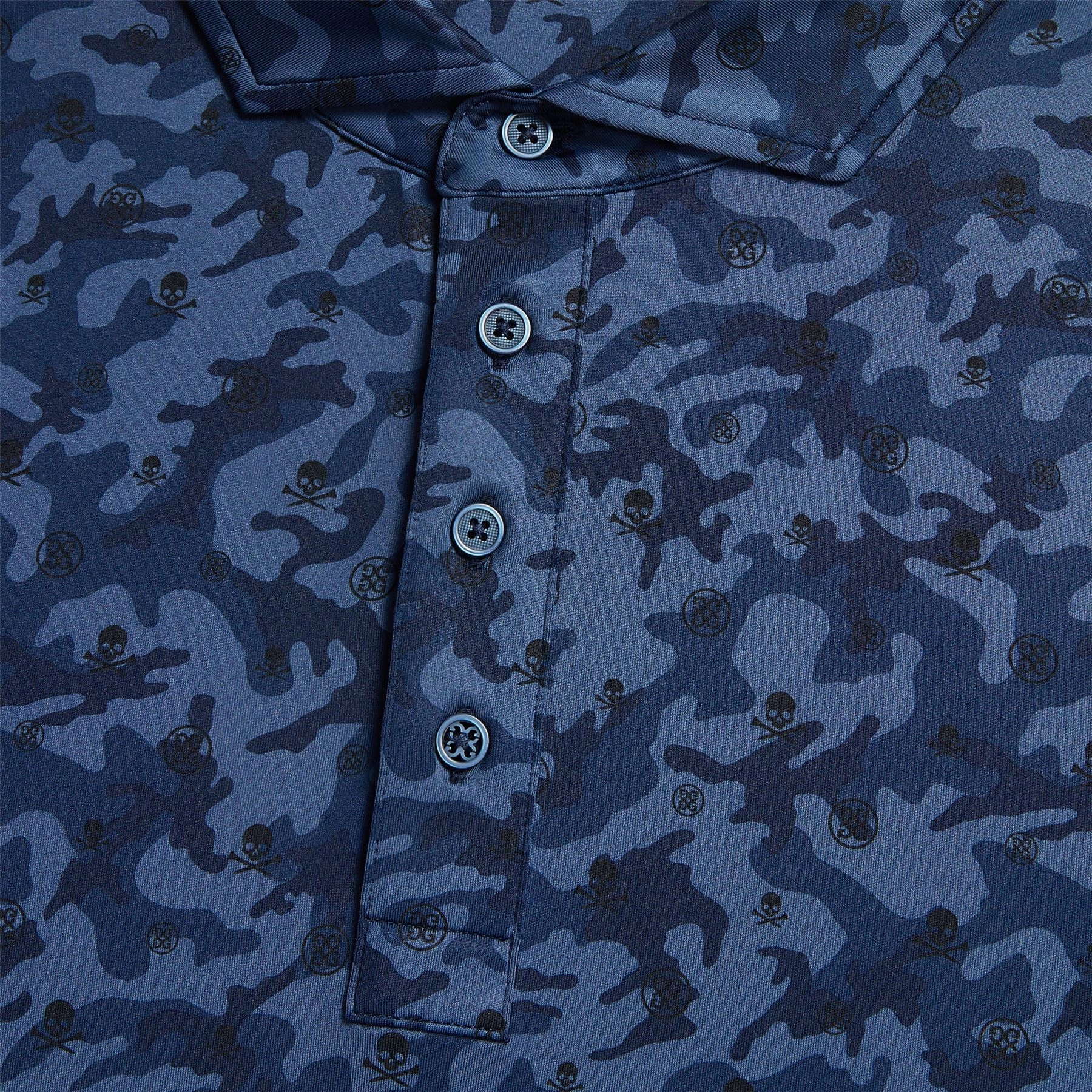 Mapped Icon Camo Tech Jersey Polo Twilight Navy G/Fore Men's Fashion