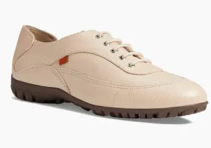 Marc Joseph Hampton Golf Shoe - Blush Pearlized Grainy women's classic golf shoes