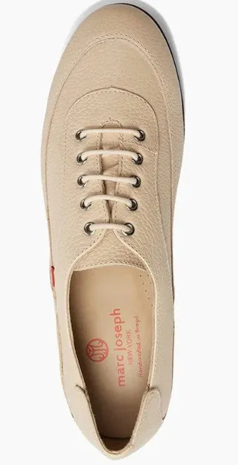 Marc Joseph Hampton Golf Shoe - Blush Pearlized Grainy women's classic golf shoes