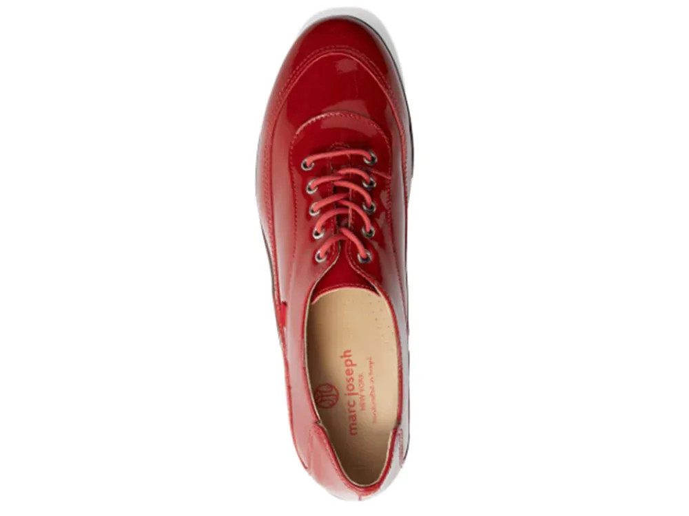 Marc Joseph Hampton Golf Shoe - Red Patent women's classic golf shoes