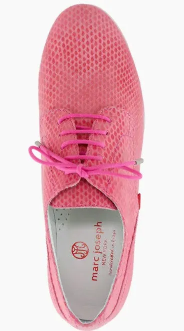 Marc Joseph Pacific Golf Shoe - Pink Snake women's classic golf shoes
