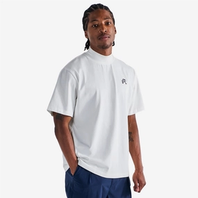 Mare Mockneck T-Shirt White Malbon mens golf lifestyle wear