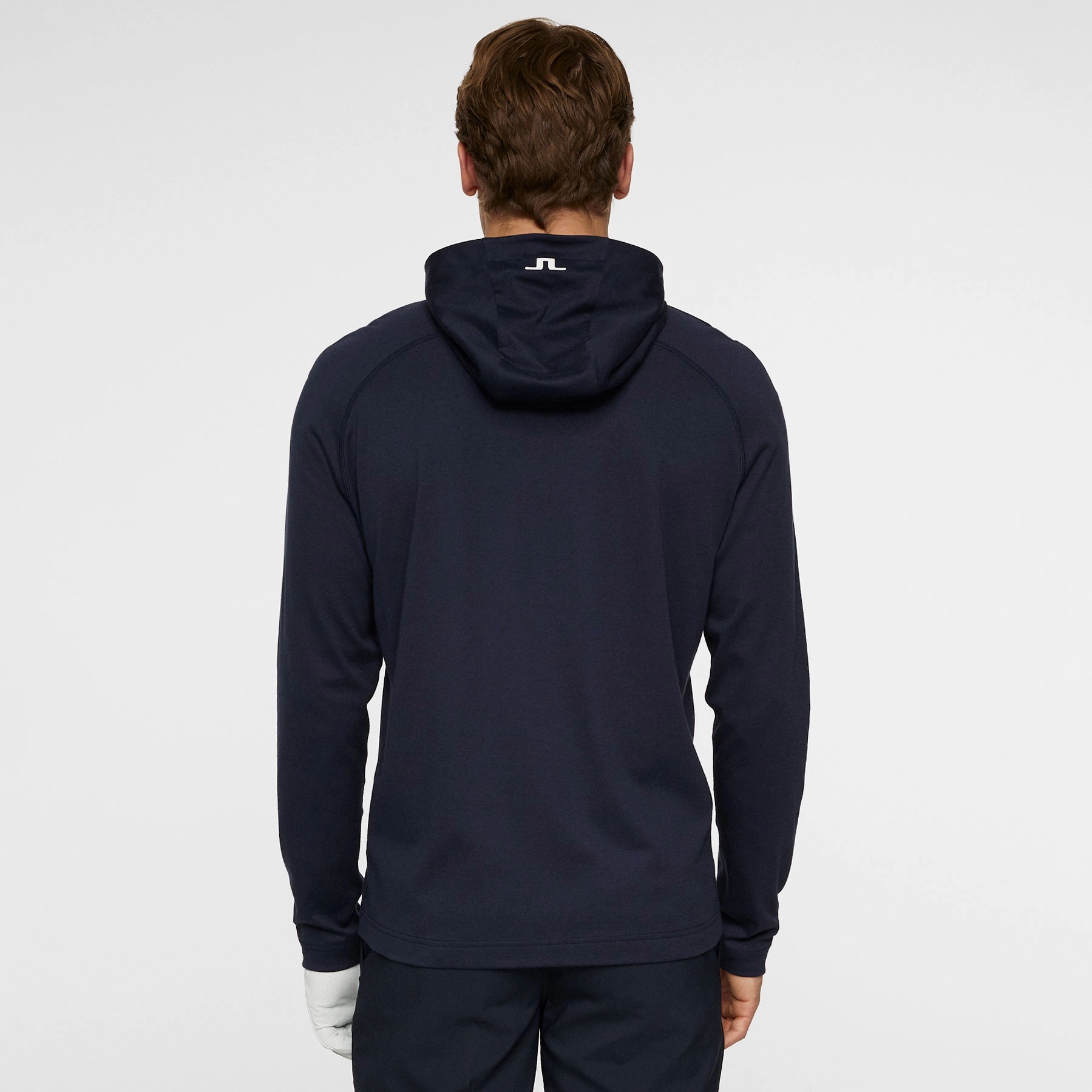 Mario Quarter Zip Hoodie JL Navy J.Lindeberg Golfwear for Men