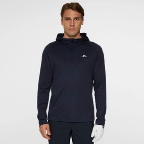 Mario Quarter Zip Hoodie JL Navy Premium J.Lindeberg menswear
