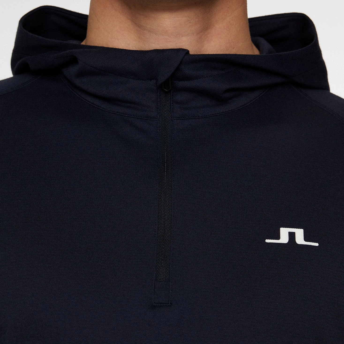 Mario Quarter Zip Hoodie JL Navy J.Lindeberg Golfwear for Men