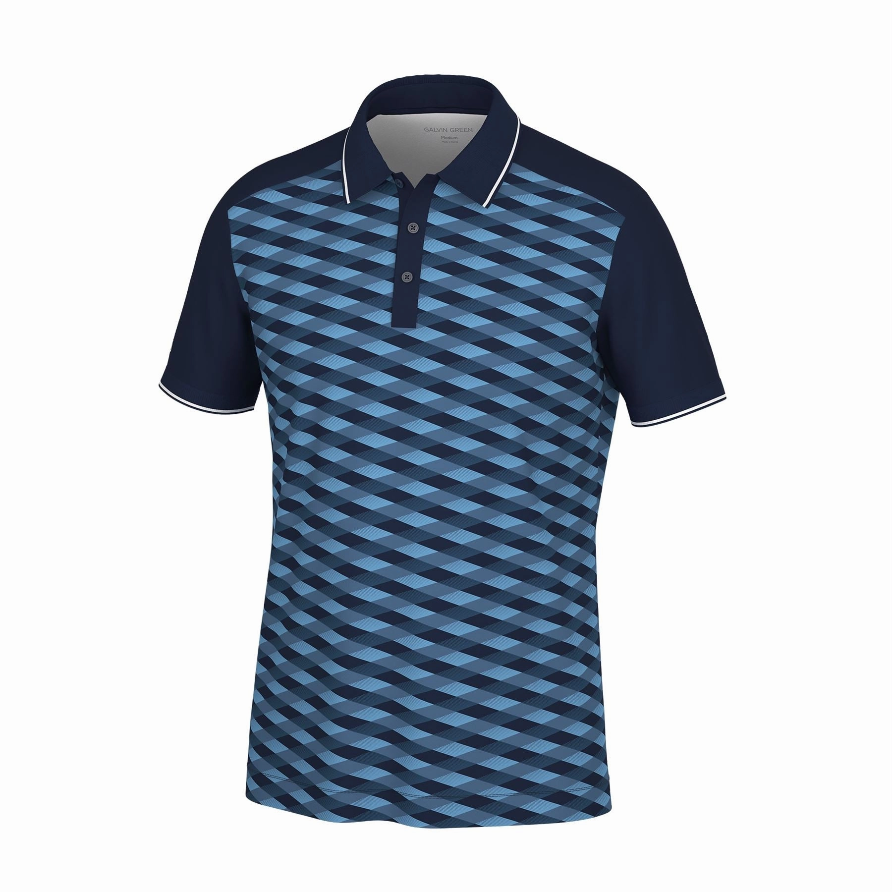 Marlon VENTIL8  Polo Navy/Moonlight Blue Galvin Green Men's Apparel