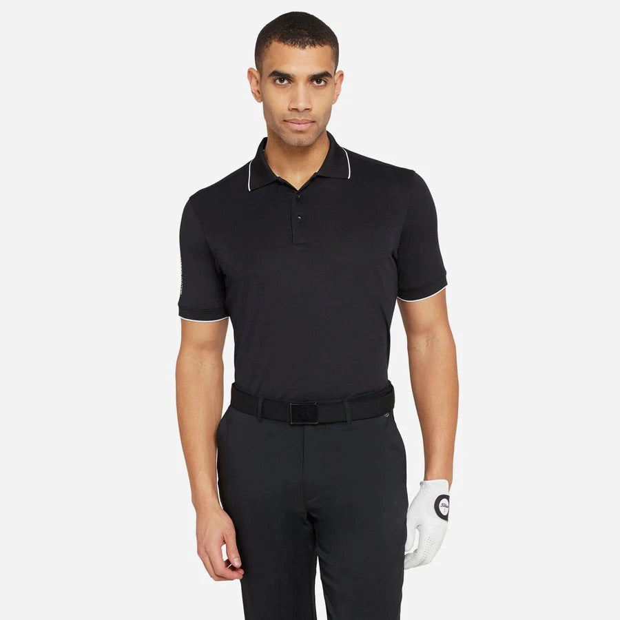 Marty VENTIL8  Polo Black Galvin Green men's golf outerwear