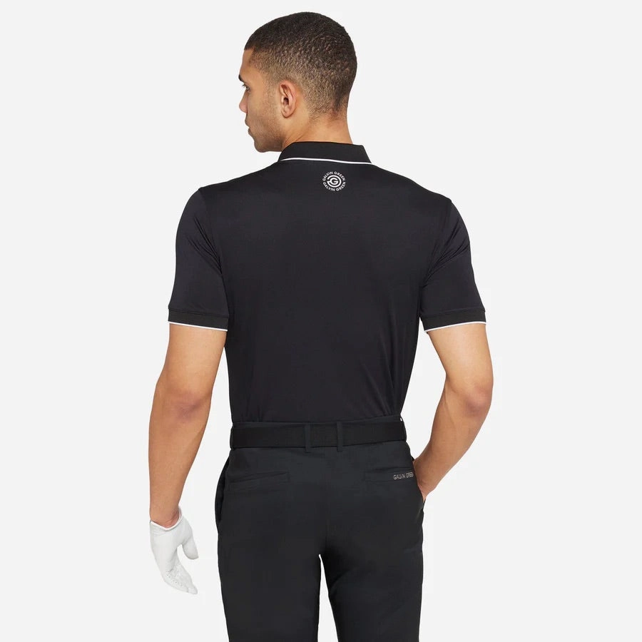 Marty VENTIL8  Polo Black Galvin Green Men's Apparel