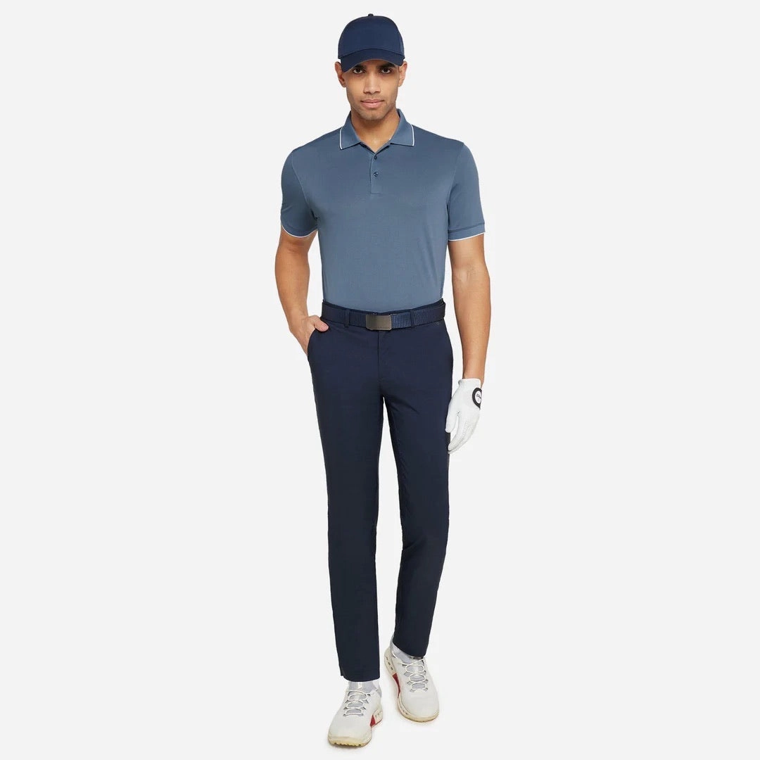 Marty VENTIL8  Polo Moonlight Blue Galvin Green Men's Apparel