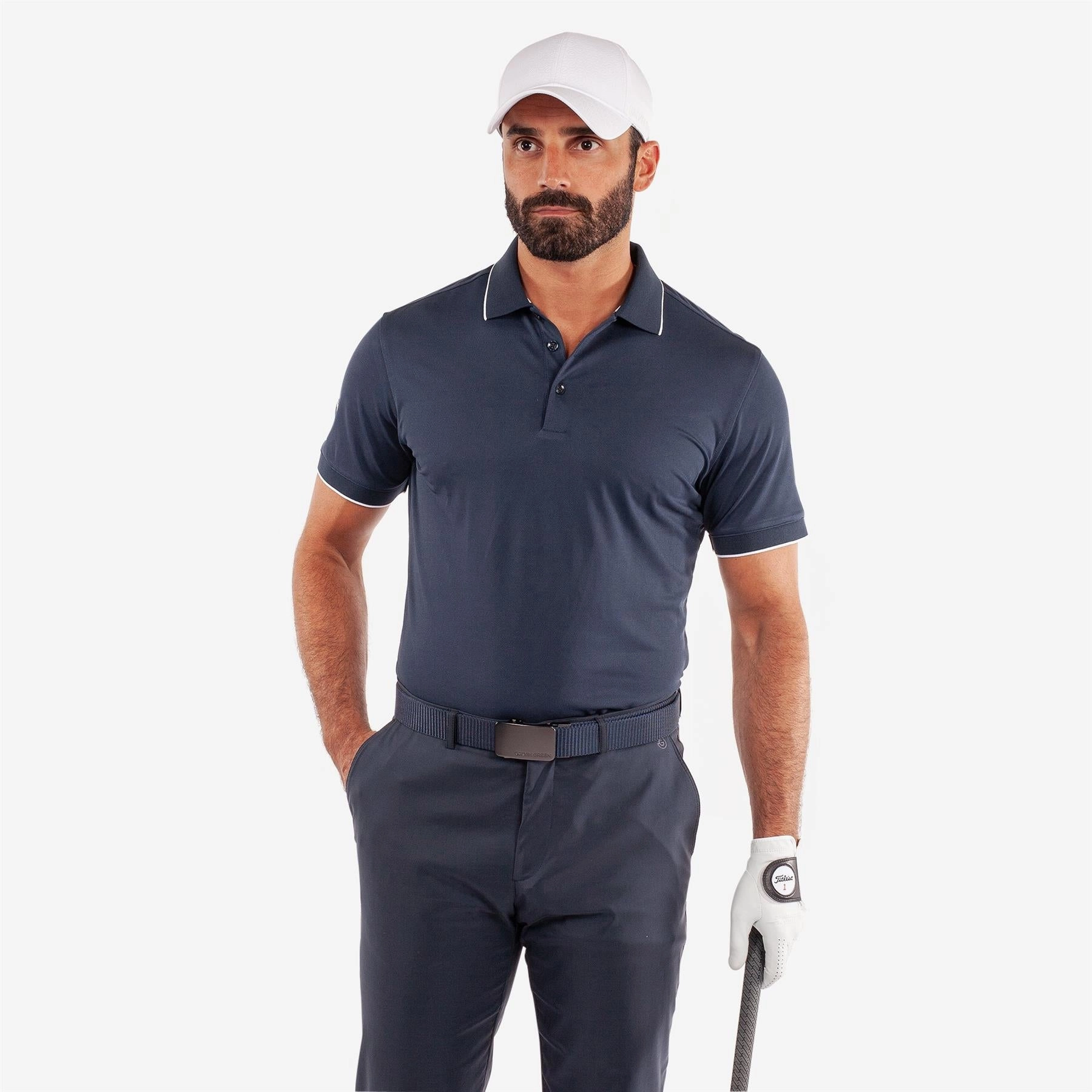 Marty VENTIL8  Polo Navy Galvin Green men's golf outerwear