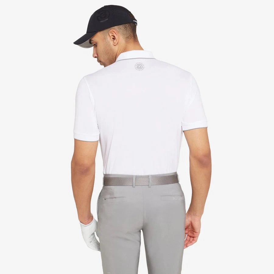 Marty VENTIL8  Polo White Galvin Green Men's Apparel