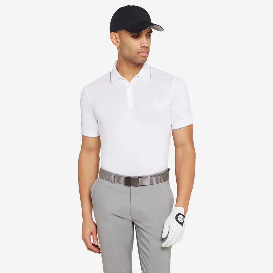 Marty VENTIL8  Polo White Galvin Green men's golf outerwear