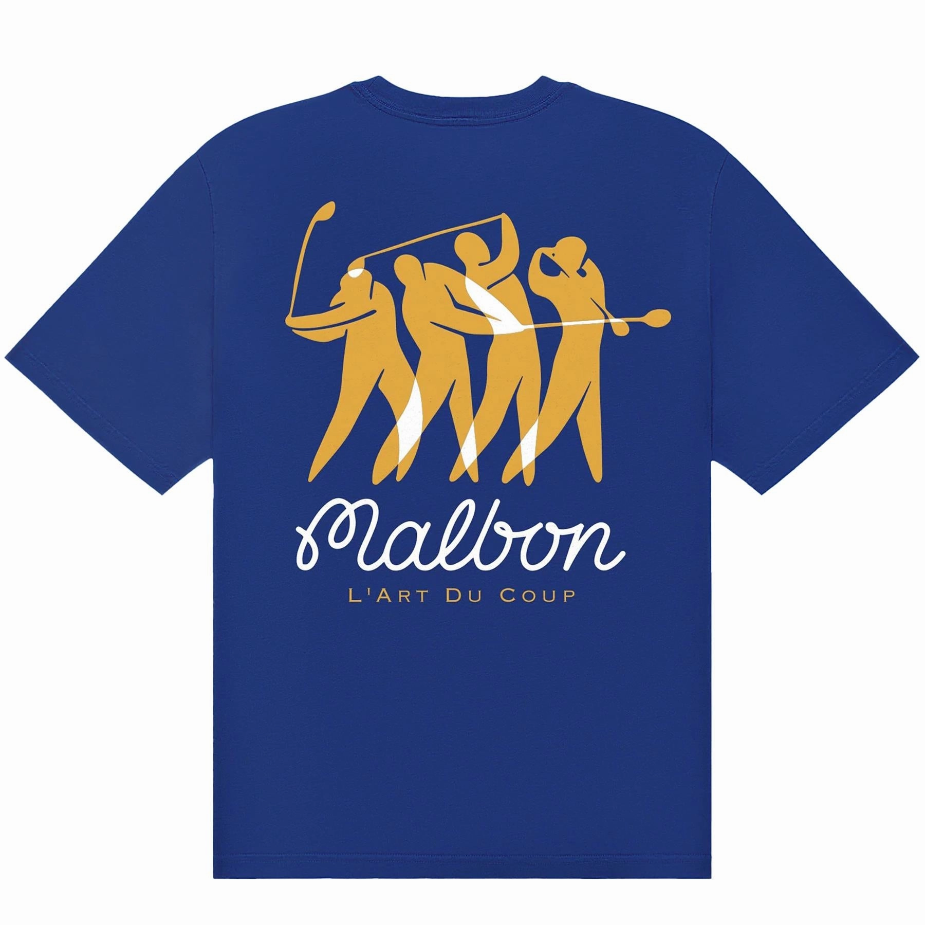 Matisse T-Shirt Blue Malbon Men's Golf Lifestyle Wear