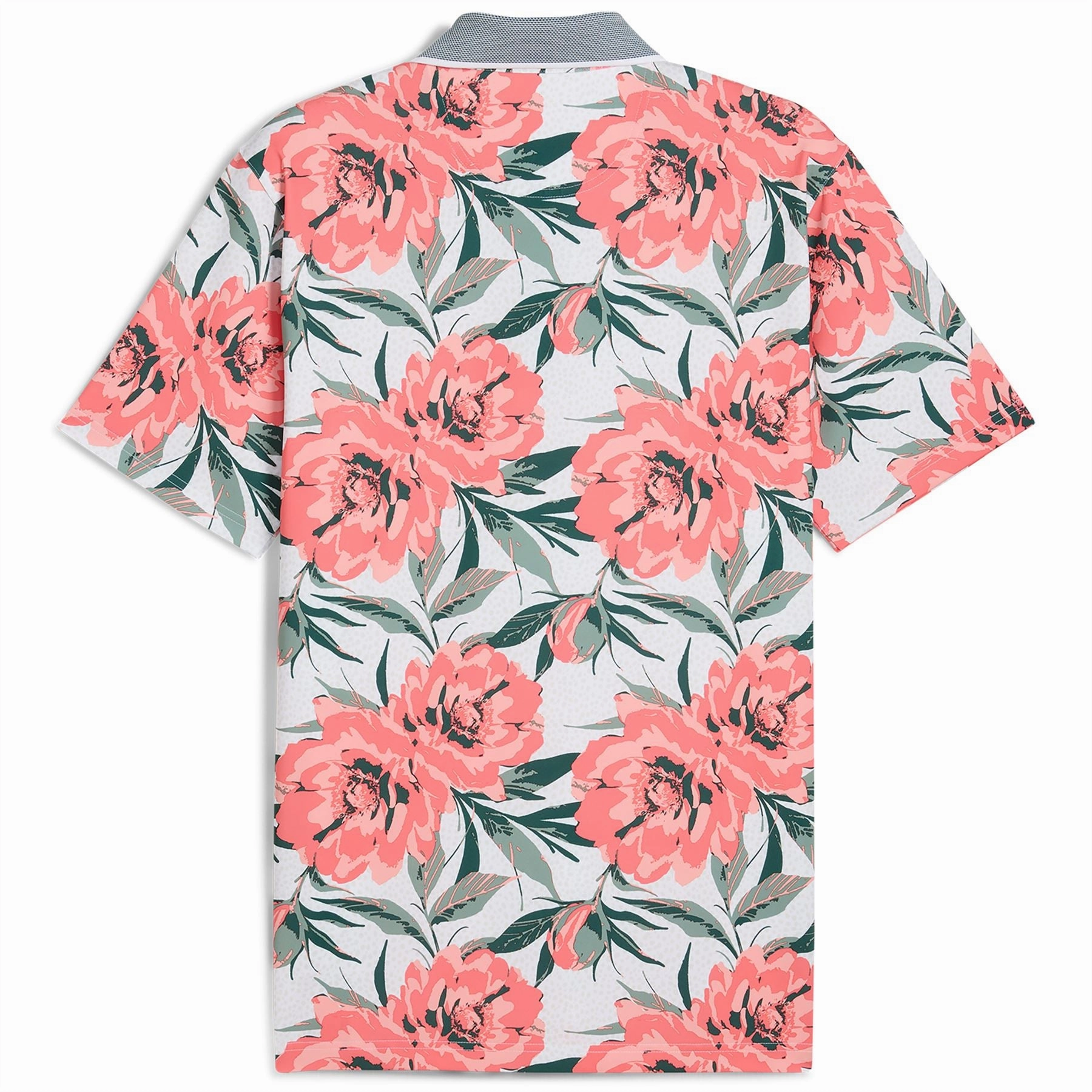 MATTR Beautiful Game Polo White Glow/Red Fire Puma Men's Sportswear