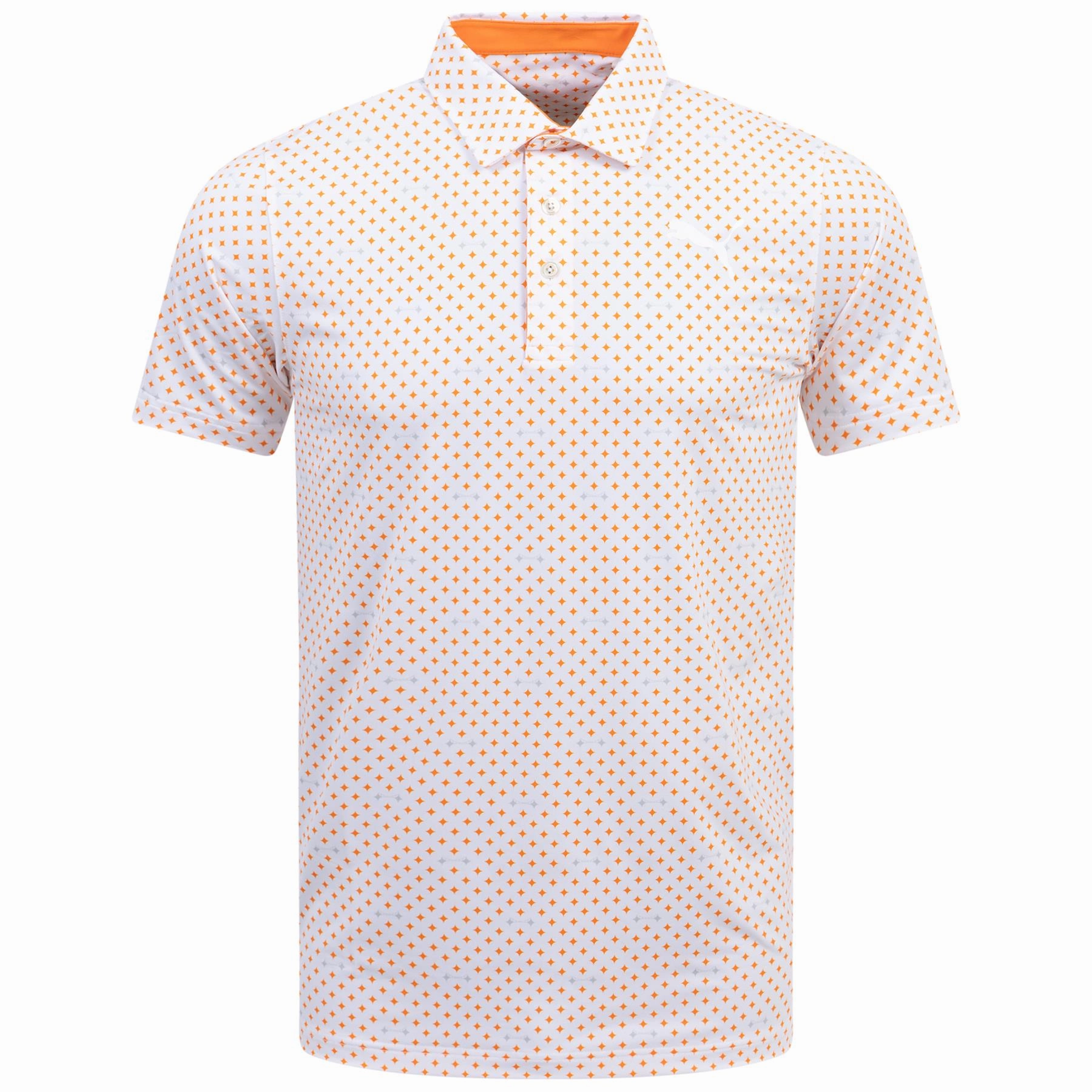MATTR Burgh Polo Rickie Orange Puma men's athletic clothing