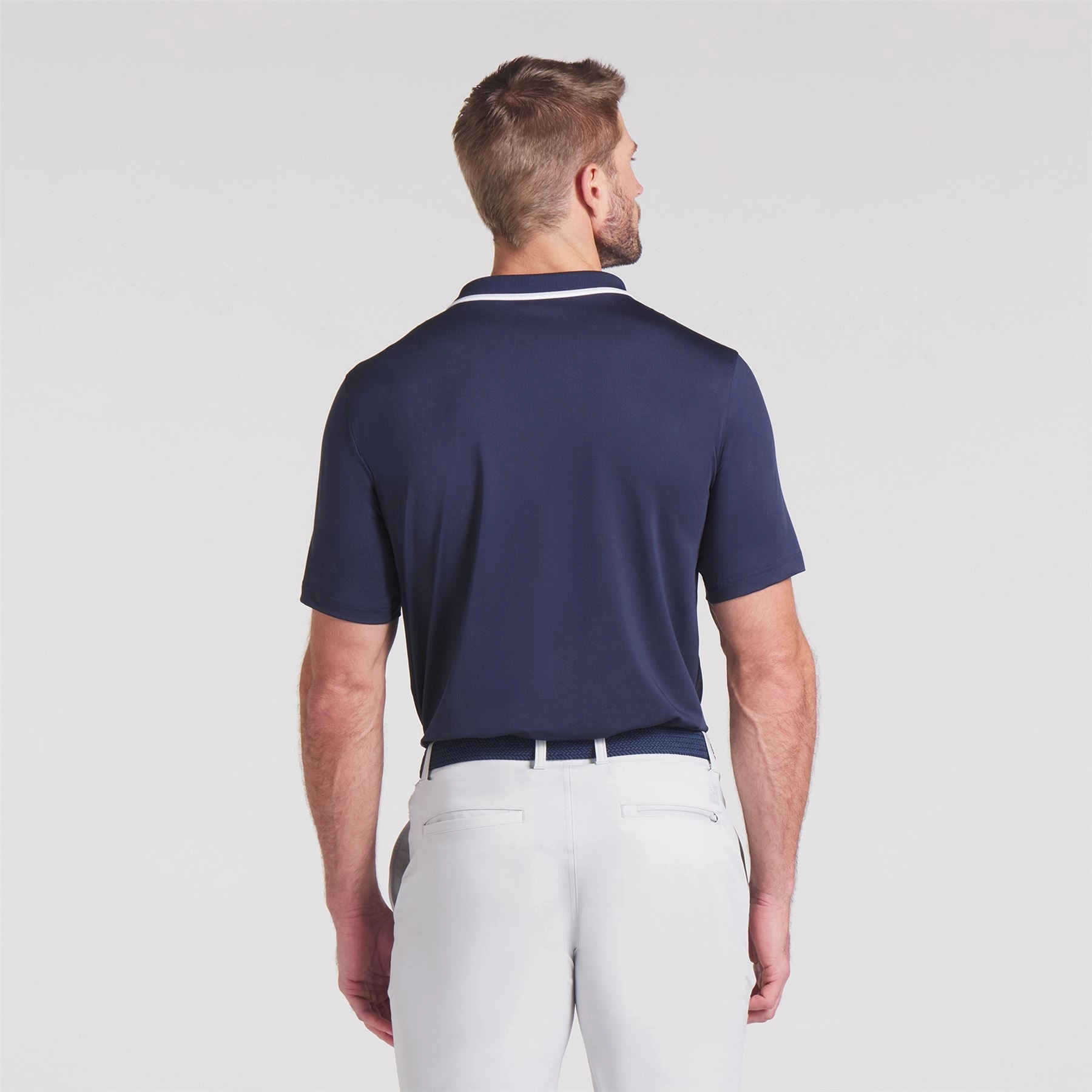 MATTR Elevated Solid Polo Deep Navy Puma Men's Sportswear