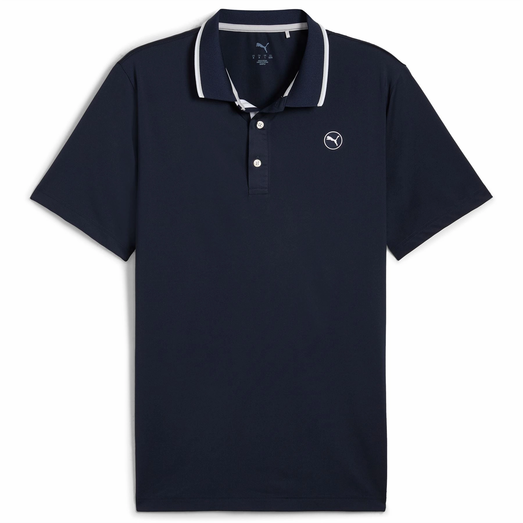 MATTR Elevated Solid Polo Deep Navy Puma Men's Sportswear