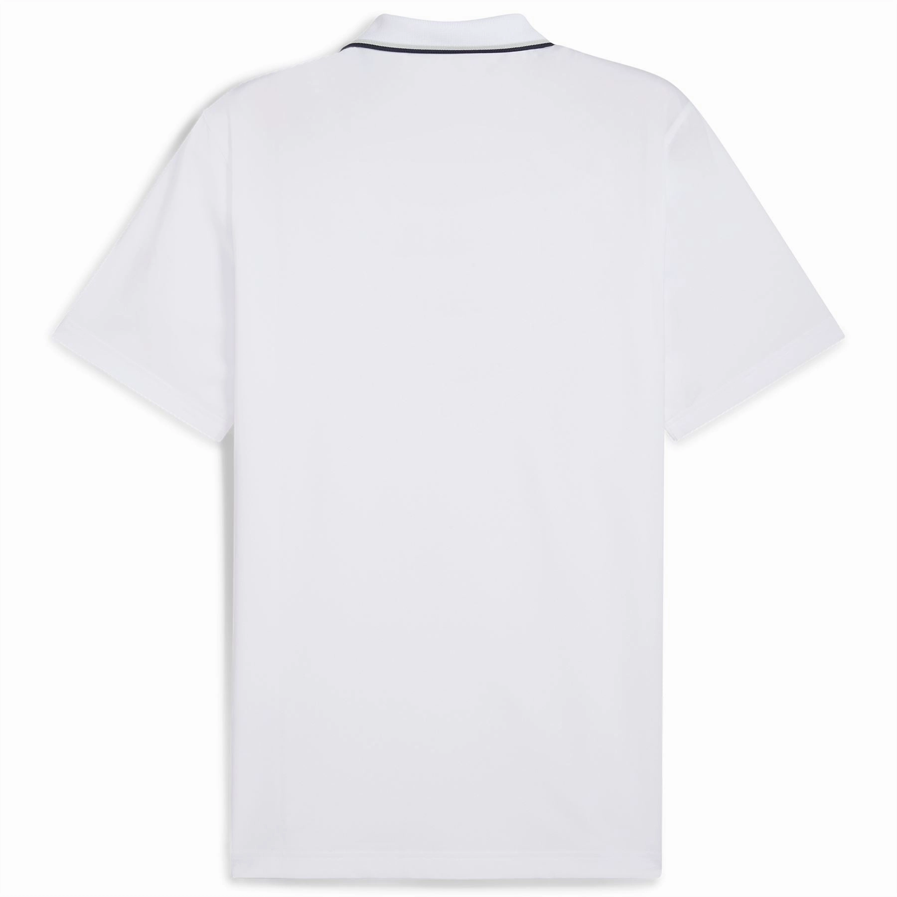 MATTR Elevated Solid Polo White Glow Puma Men's Sportswear