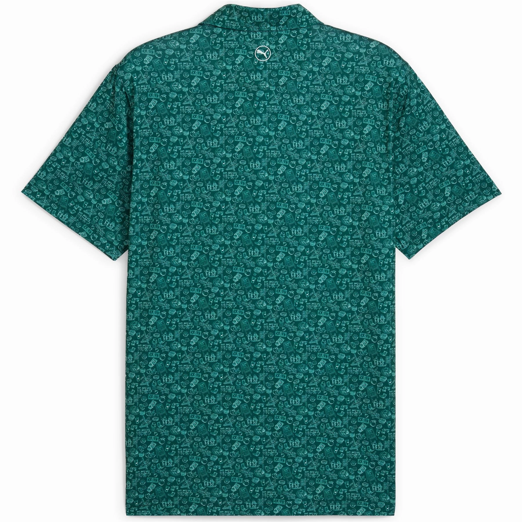 MATTR Peach Stand Polo Dark Myrtle Puma Men's Sportswear