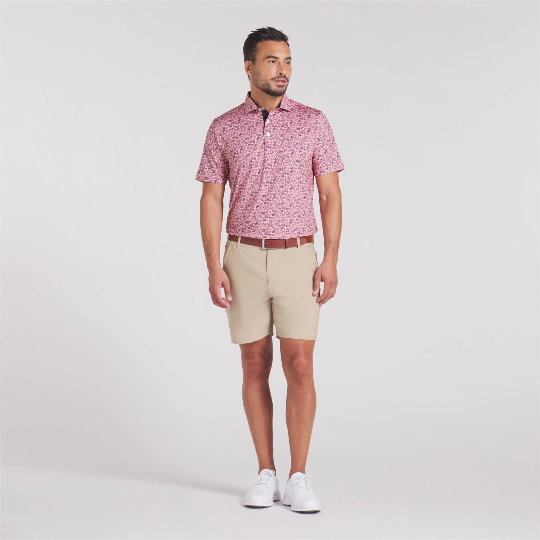 MATTR Peach Stand Polo Pink Fruit Puma Men's Sportswear