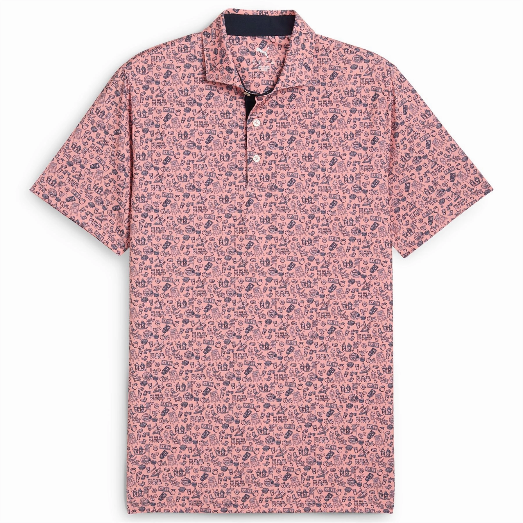 MATTR Peach Stand Polo Pink Fruit Puma Men's Sportswear