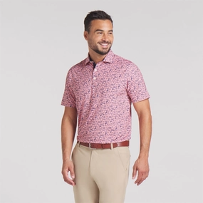 MATTR Peach Stand Polo Pink Fruit Puma men's athletic clothing