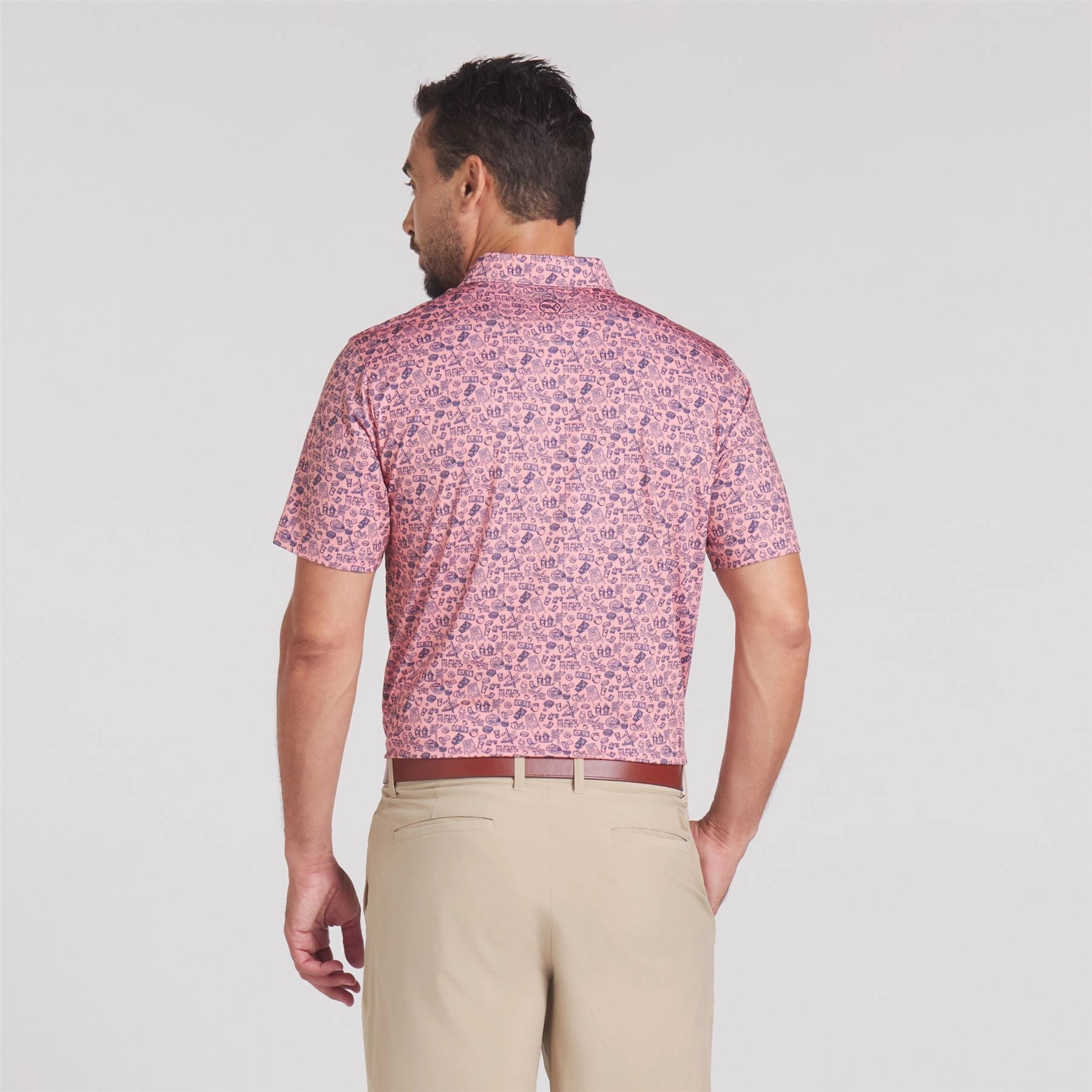 MATTR Peach Stand Polo Pink Fruit Puma Men's Sportswear
