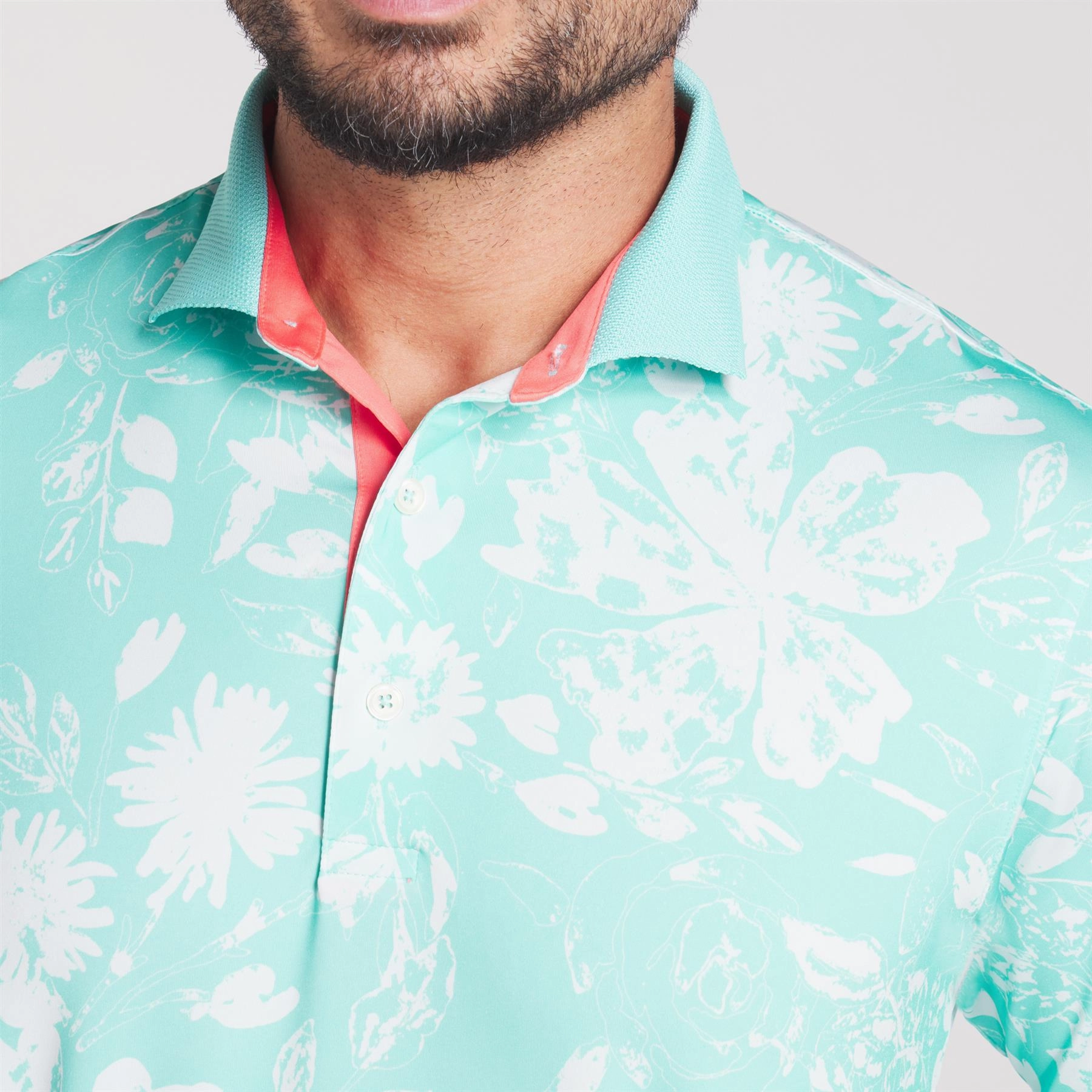 MATTR Rose Polo Aquatic/Peaceful Blue Puma Men's Sportswear