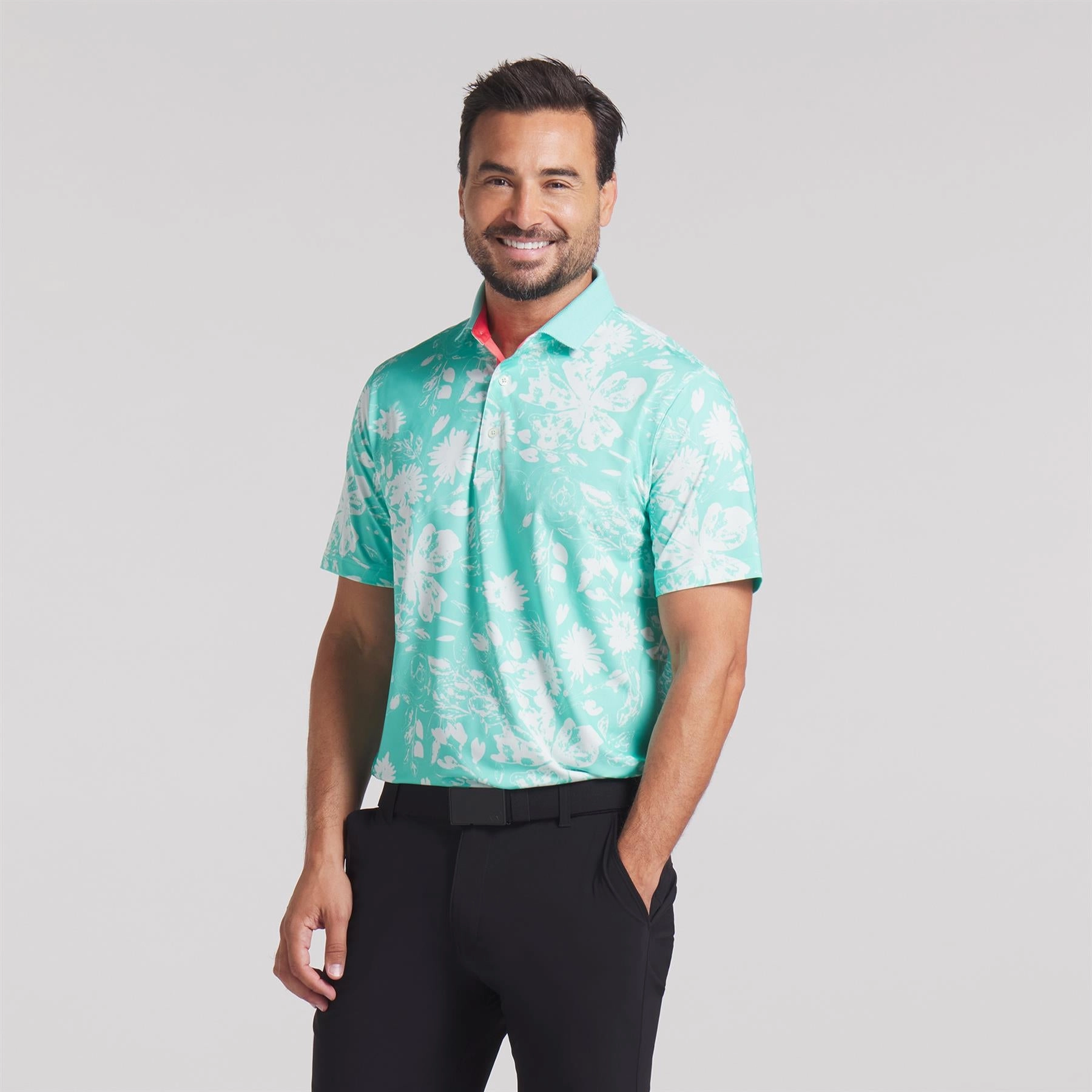 MATTR Rose Polo Aquatic/Peaceful Blue Puma men's athletic clothing