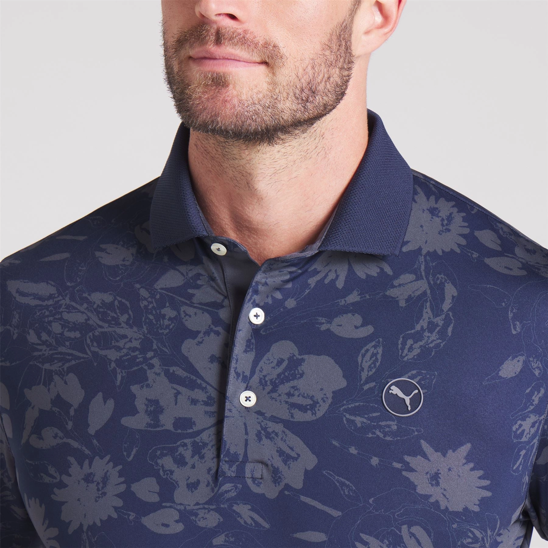 MATTR Rose Polo Deep Navy/Strong Grey Puma Men's Sportswear