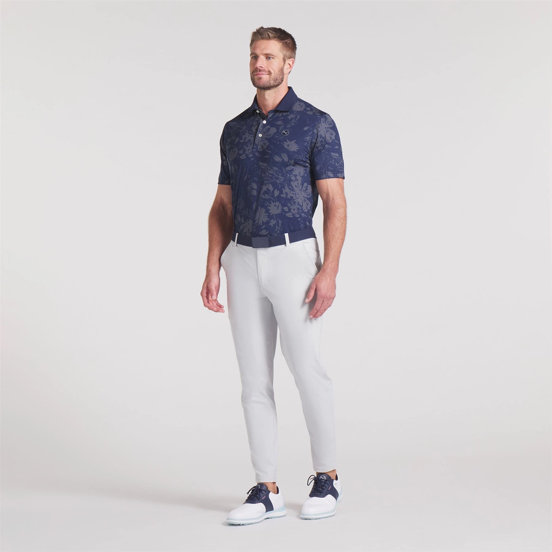 MATTR Rose Polo Deep Navy/Strong Grey Puma Men's Sportswear