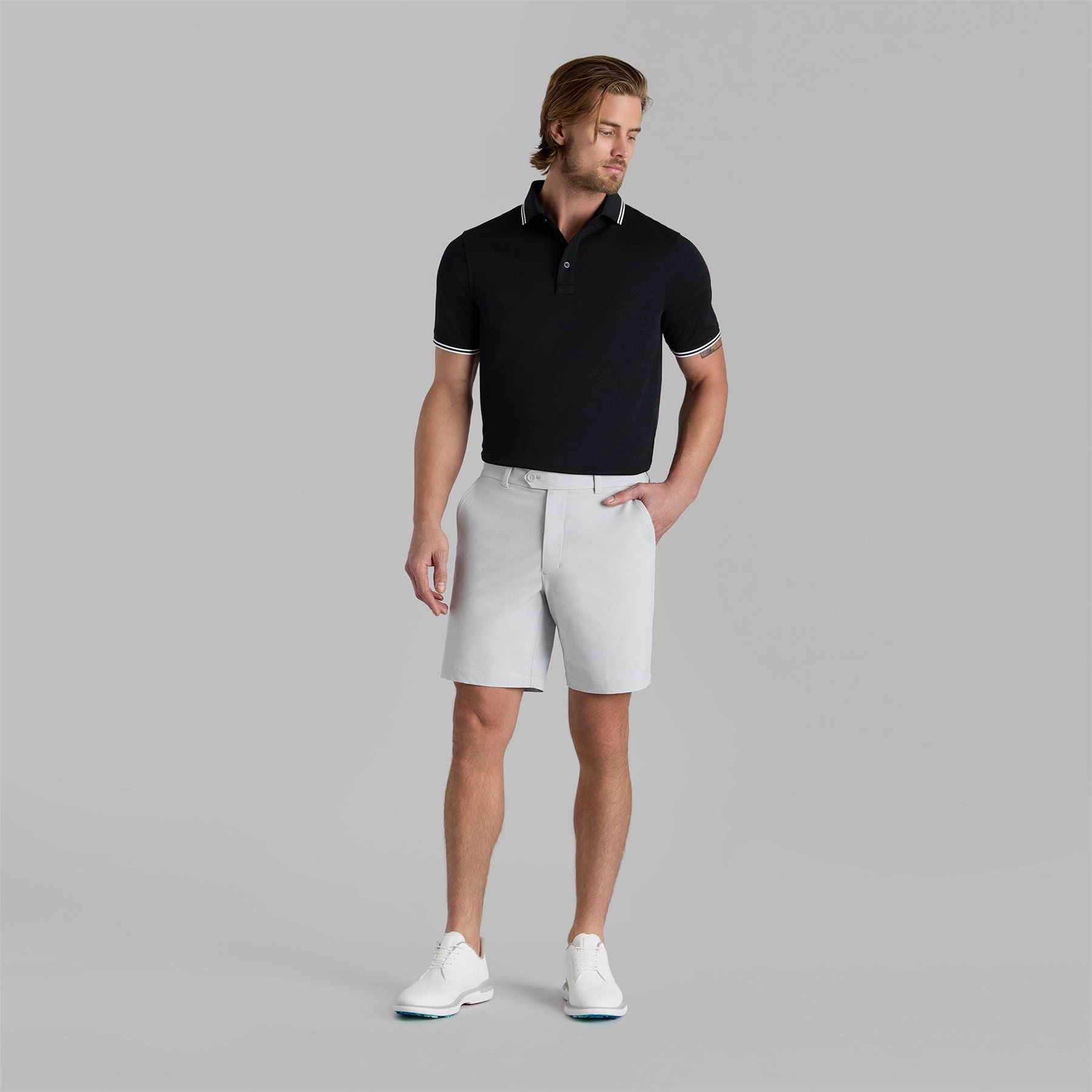 Maverick Four-Way Stretch Shorts Nimbus G/Fore men's golf fashion